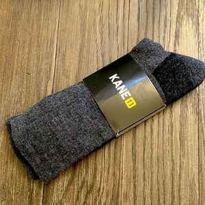 Kane 11 size 15 mens socks color charcoal grey